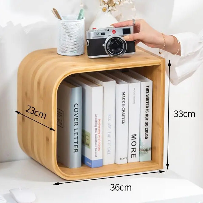 Cube Bamboo Bookshelf