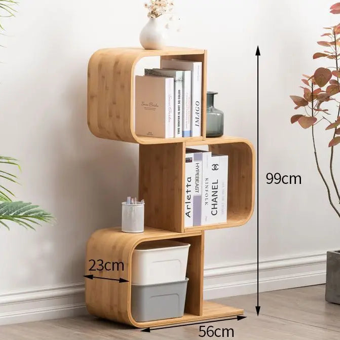 Cube Bamboo Bookshelf