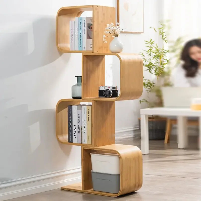 Cube Bamboo Bookshelf