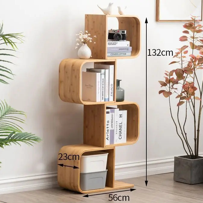 Cube Bamboo Bookshelf