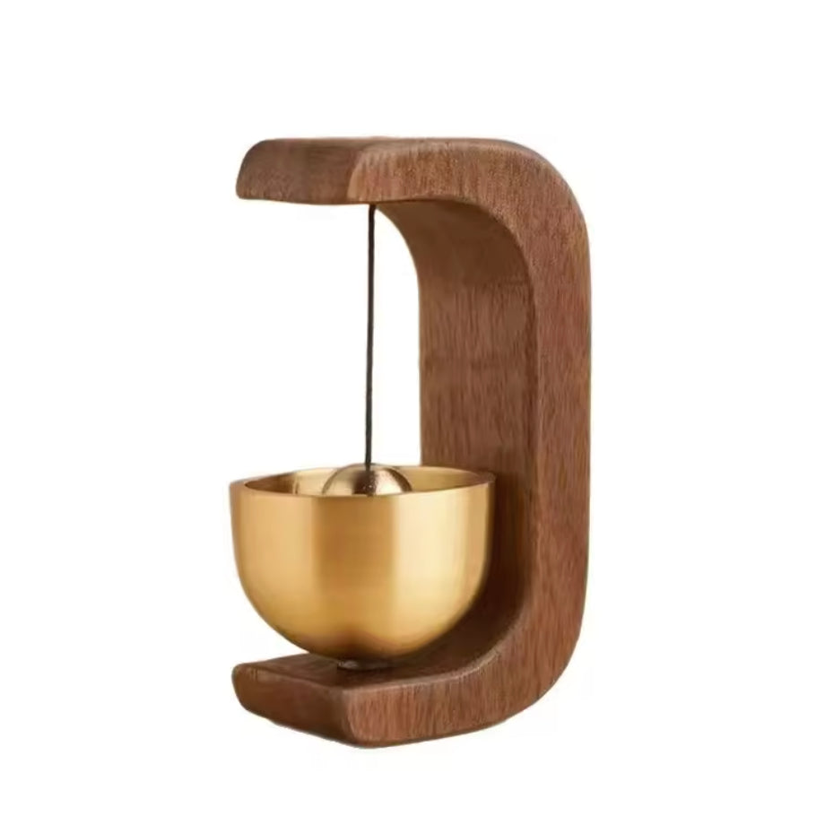 Wood & Brass Door Chime