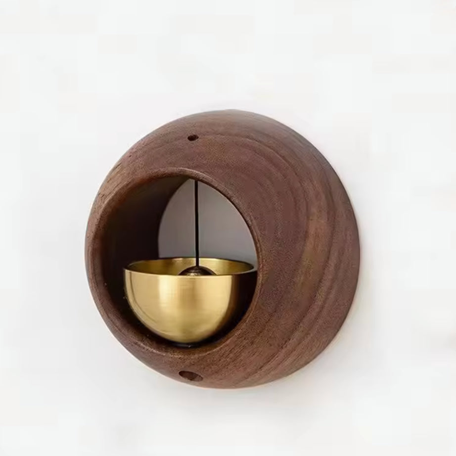 Wood & Brass Door Chime