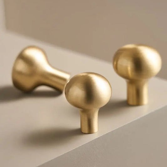 Dome Round Brass Knob Handle