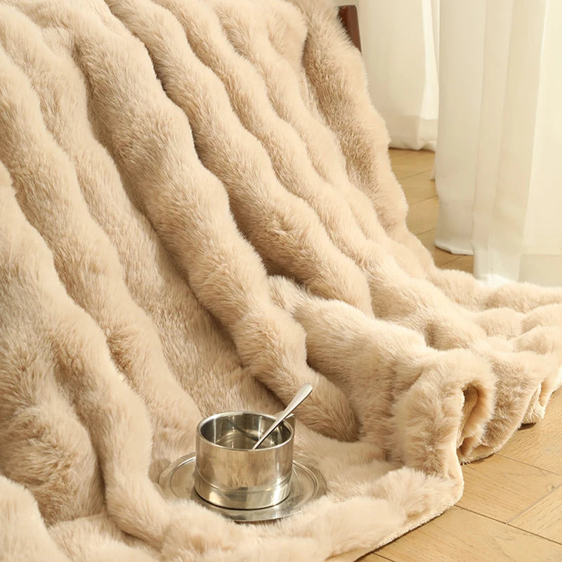 Faux Fur Plush Blanket