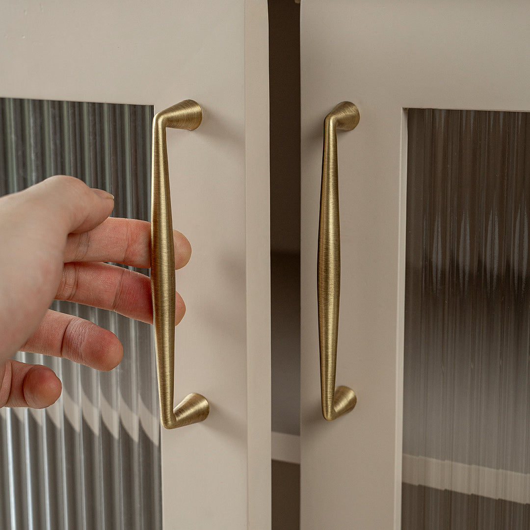 Fluted Brass Handle