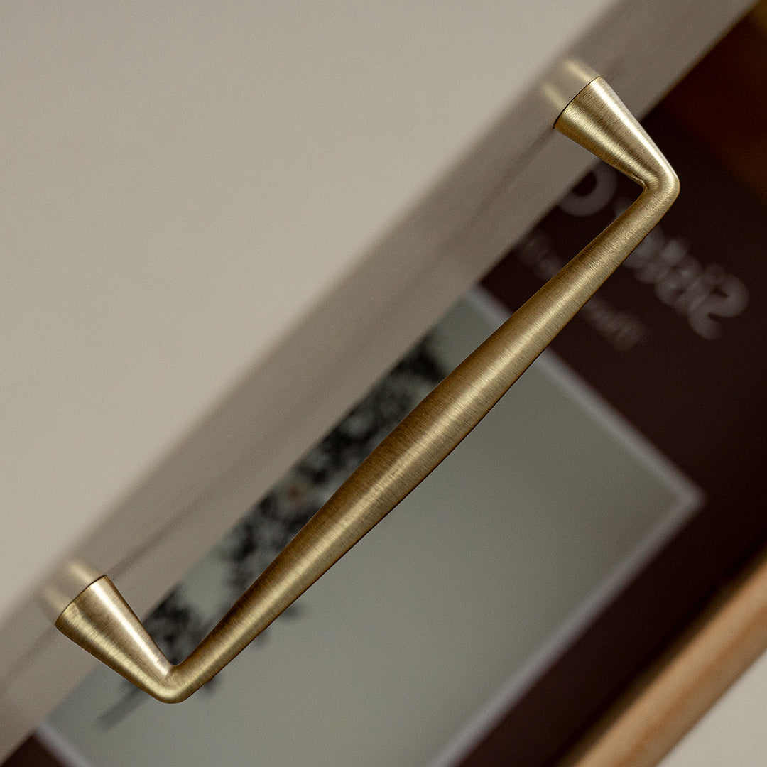 Fluted Brass Handle