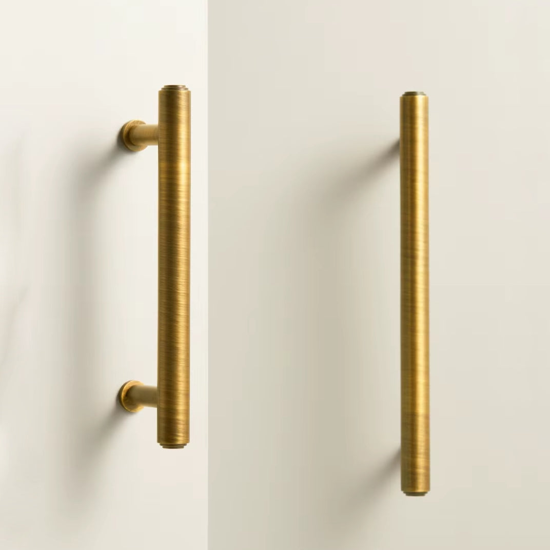 Forma Brass Cabinet Handle & Knob - Antique Brass
