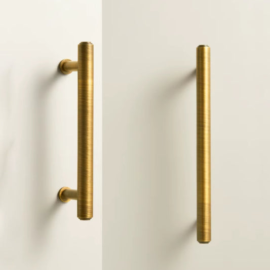 Forma Brass Cabinet Handle & Knob - Antique Brass