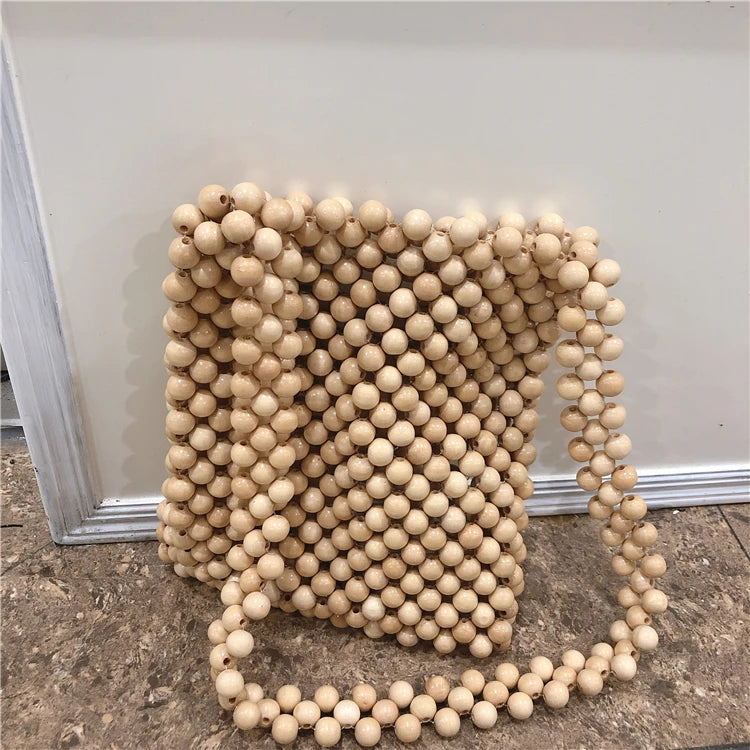 Beaded Bamboo Bag