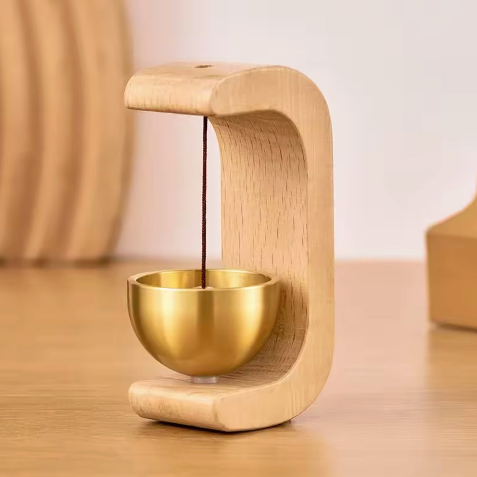 Wood & Brass Door Chime