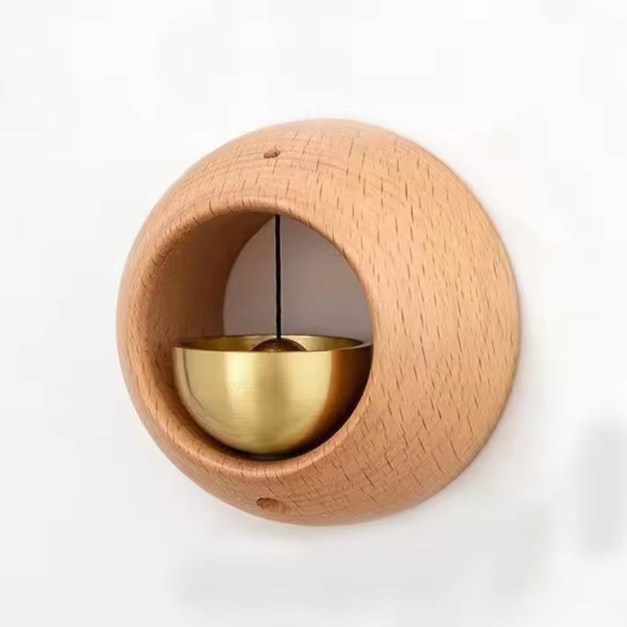 Wood & Brass Door Chime