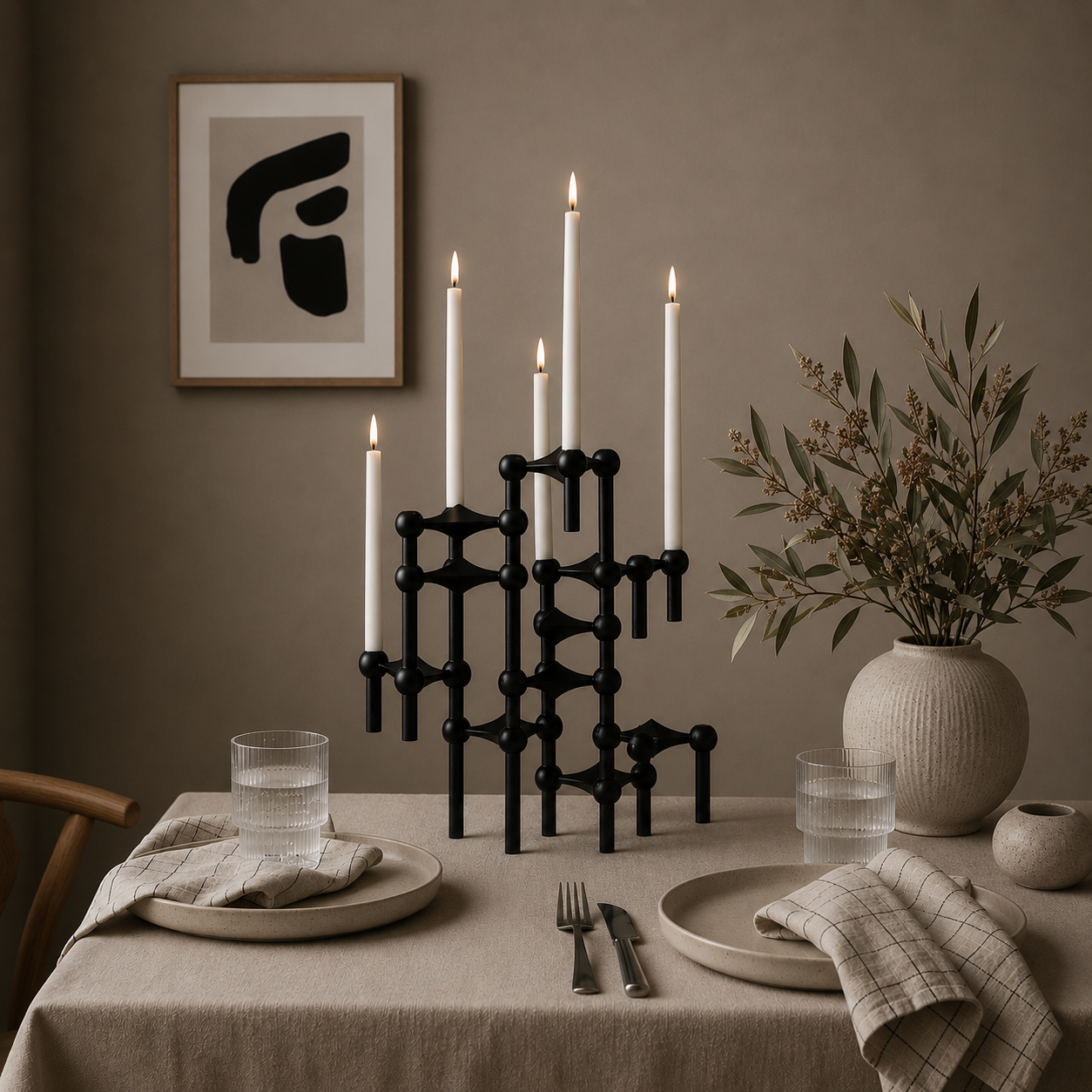 Molecular Modular Candle Holder