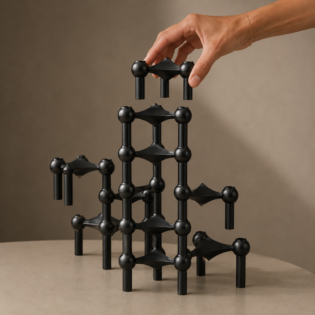 Molecular Modular Candle Holder
