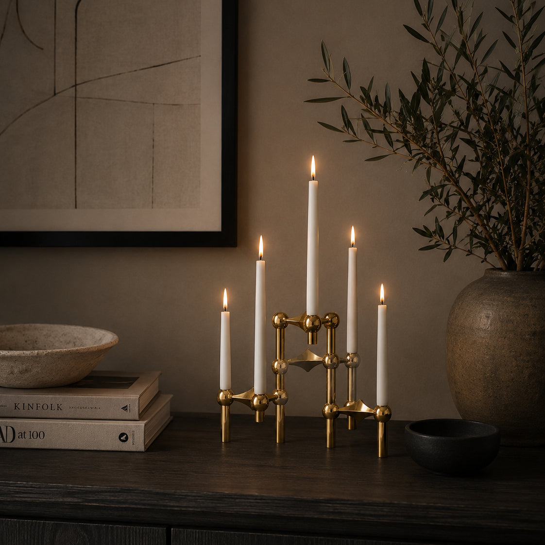 Molecular Modular Candle Holder