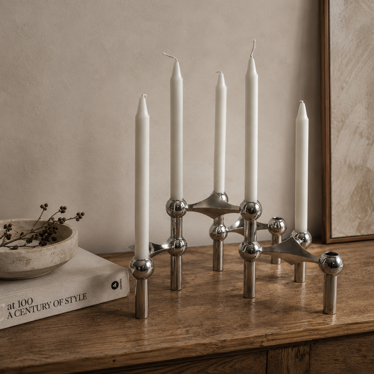 Molecular Modular Candle Holder