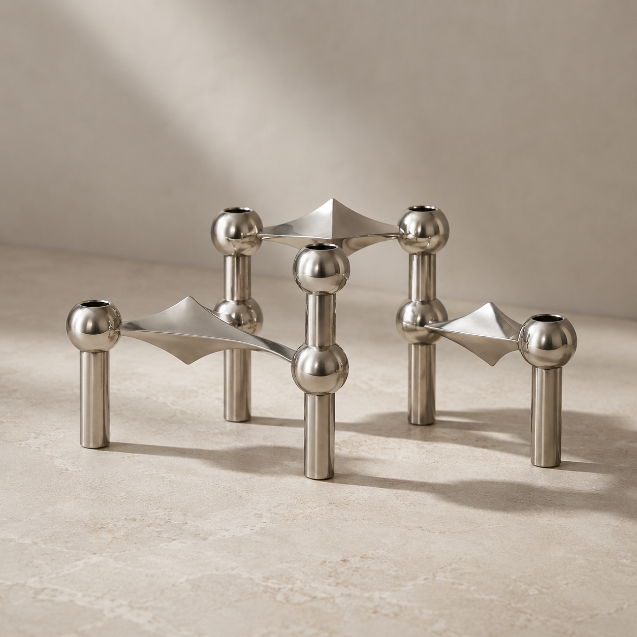 Molecular Modular Candle Holder
