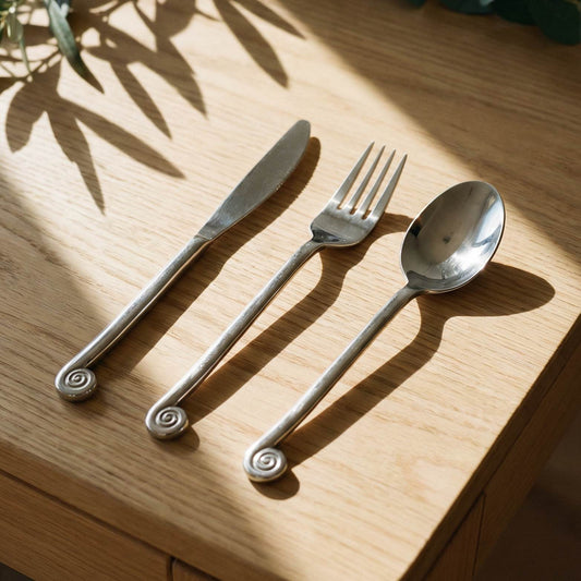 Nautilus Spiral Shell Cutlery