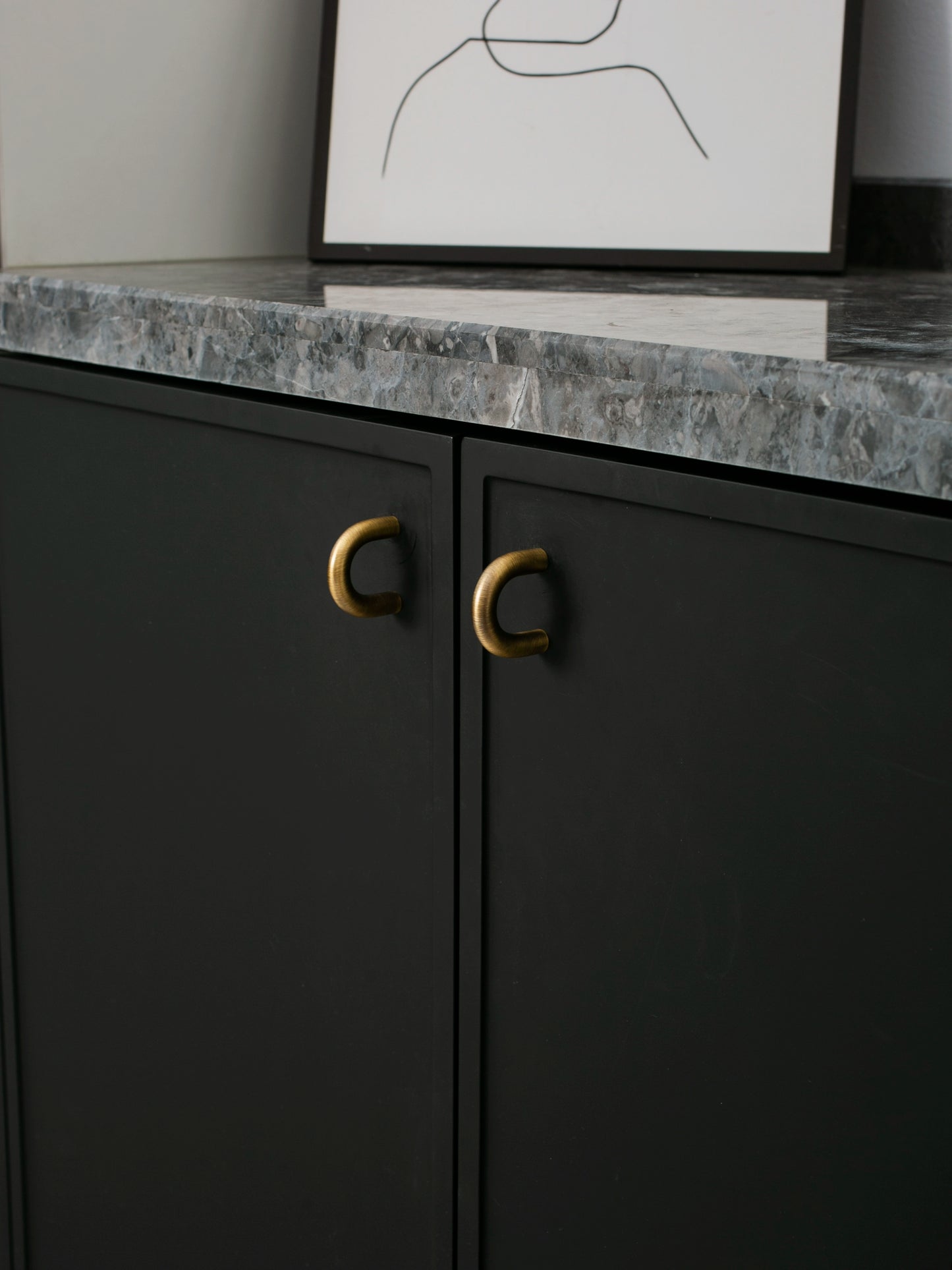Minimalist Brass Cabinet Handle