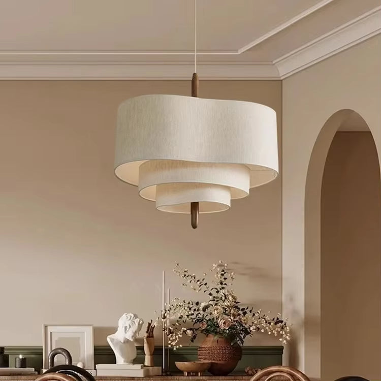 Pebble Fabric Pendant Lamp