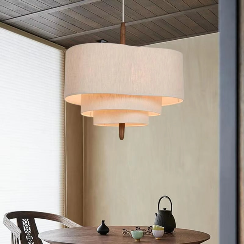 Pebble Fabric Pendant Lamp