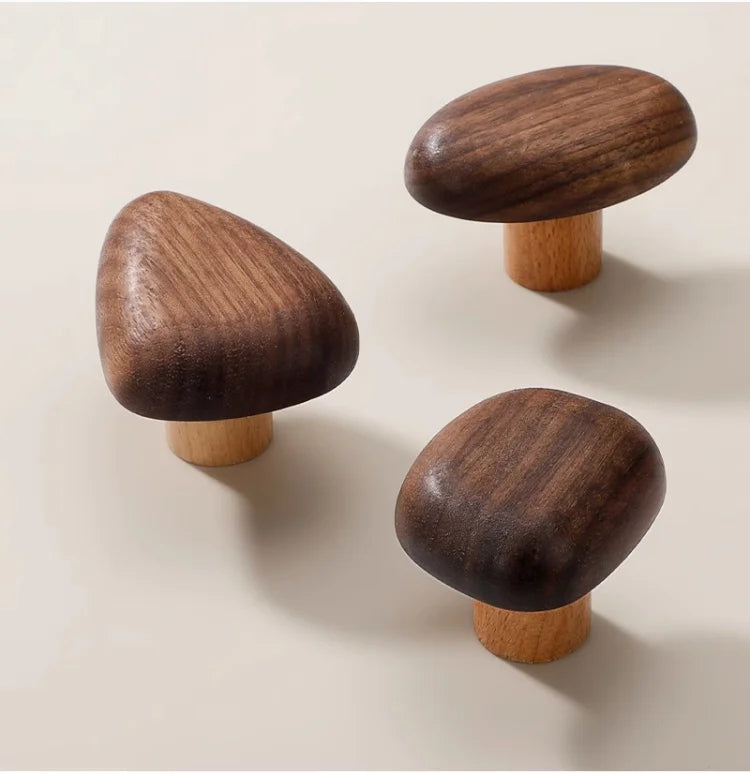 Wooden Pebble Wall Hook/Knob