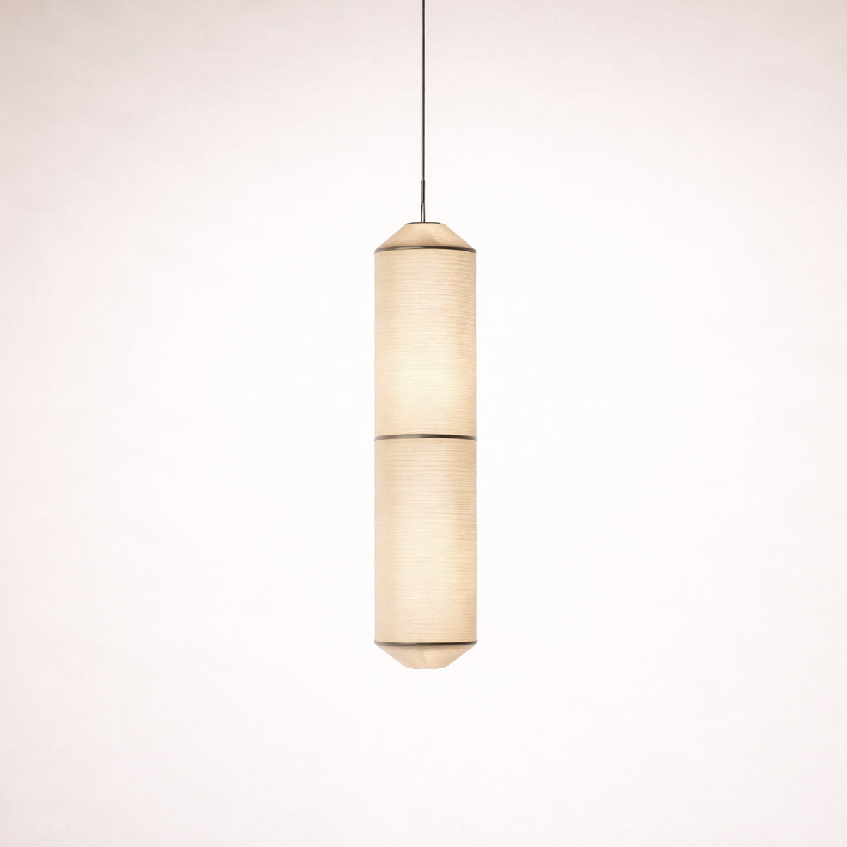Pillar Rice Paper Hanging Lamp