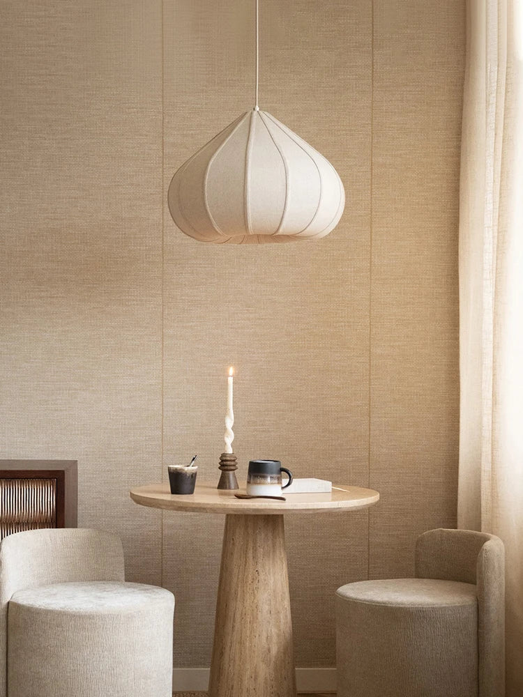 Lotus Fabric Pendant Light