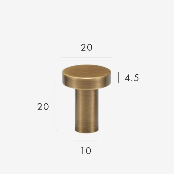 Brass Linear Knob/Handle