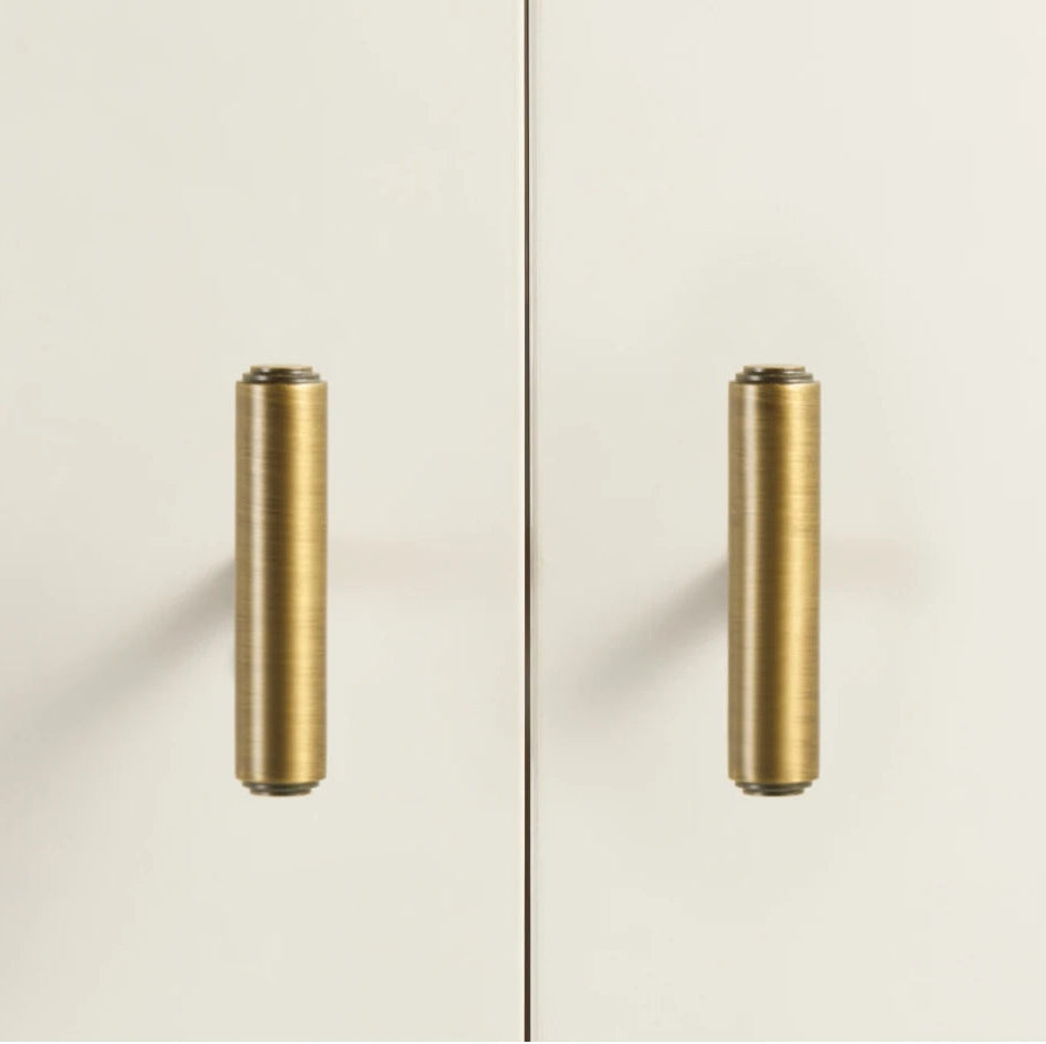 Forma Brass Cabinet Handle & Knob - Antique Brass
