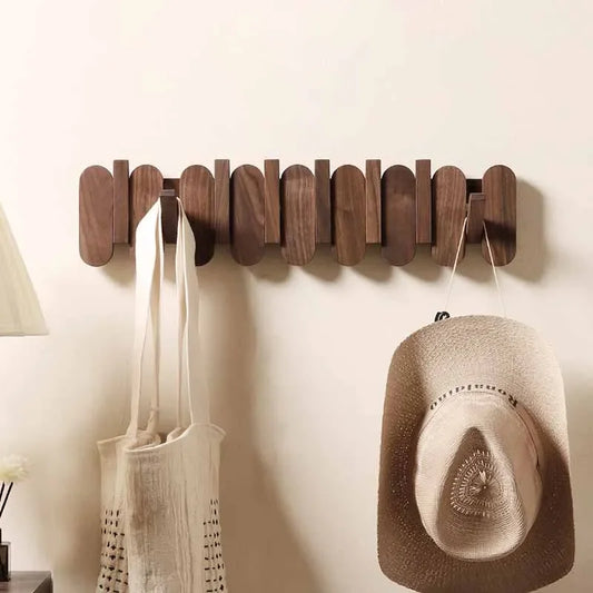Wooden Wall Hook Rack