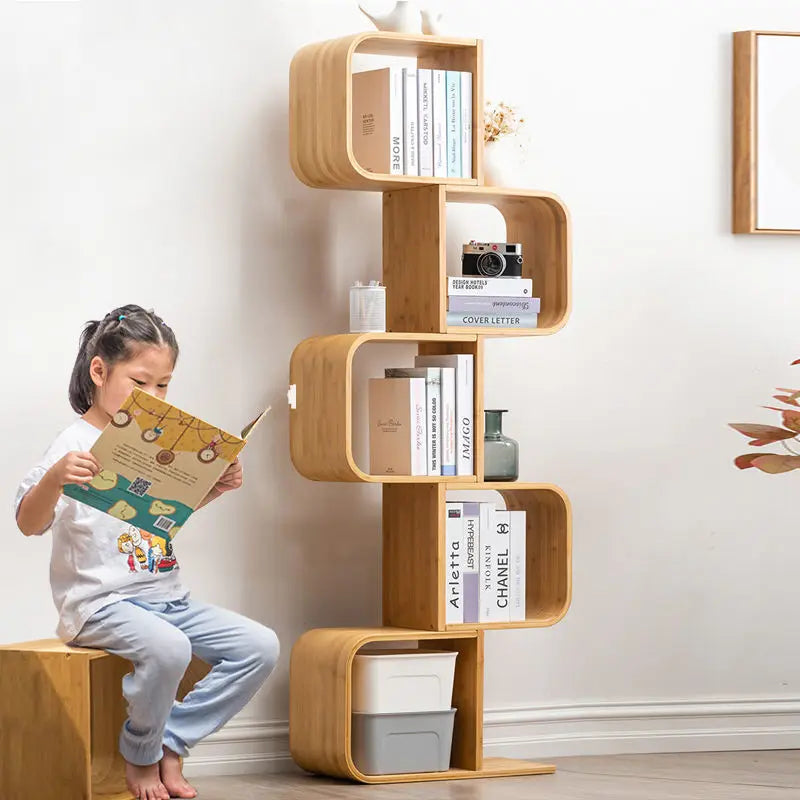 Cube Bamboo Bookshelf