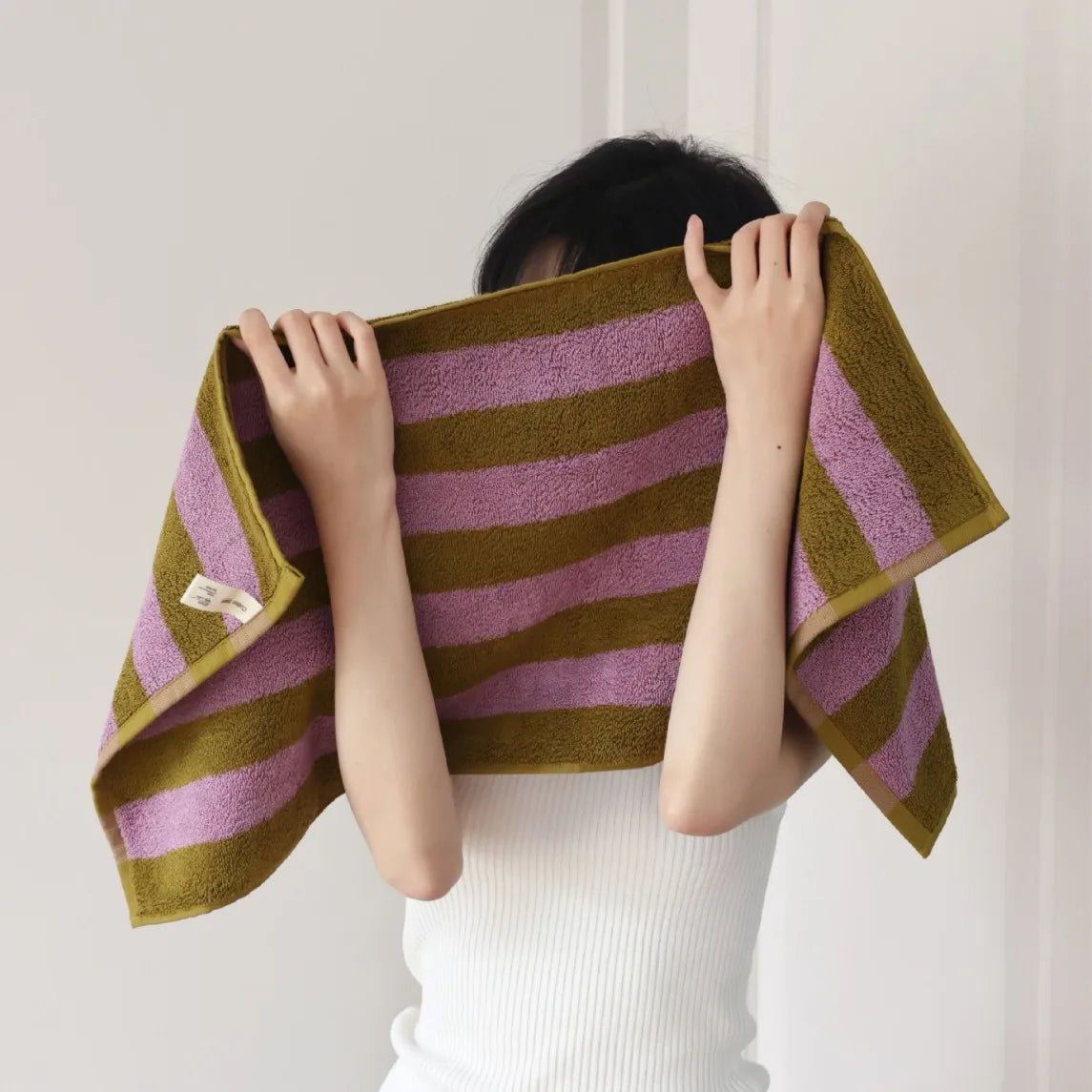Bold Stripe Cotton Towel