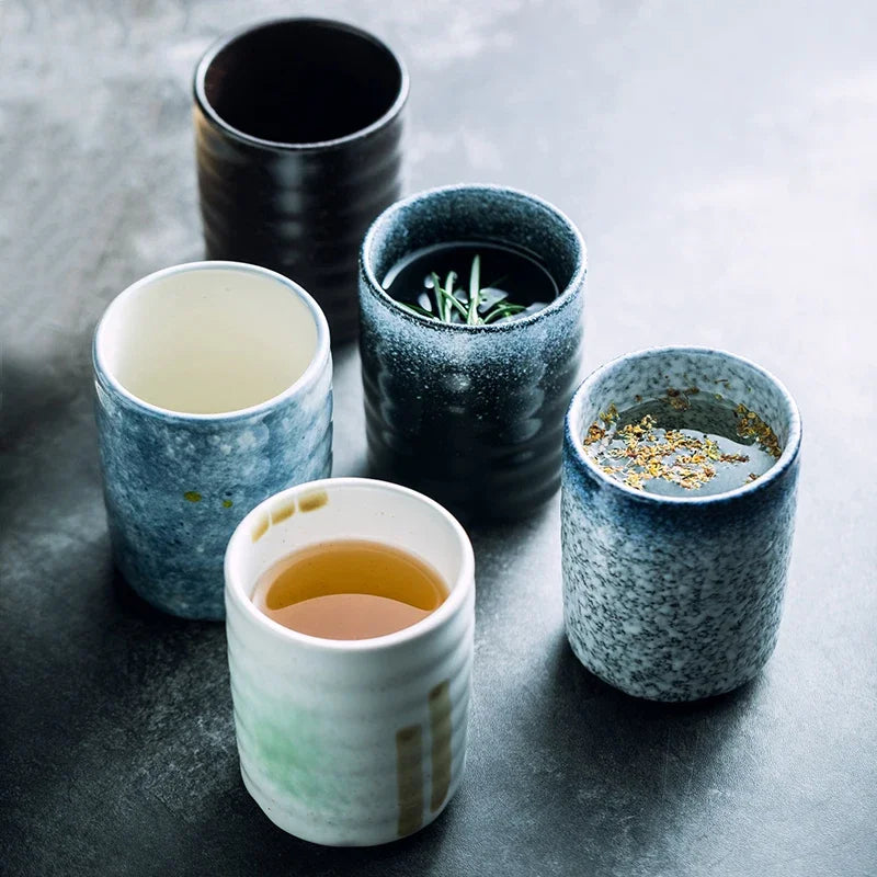 Hand-Painted Ceramic Teacup