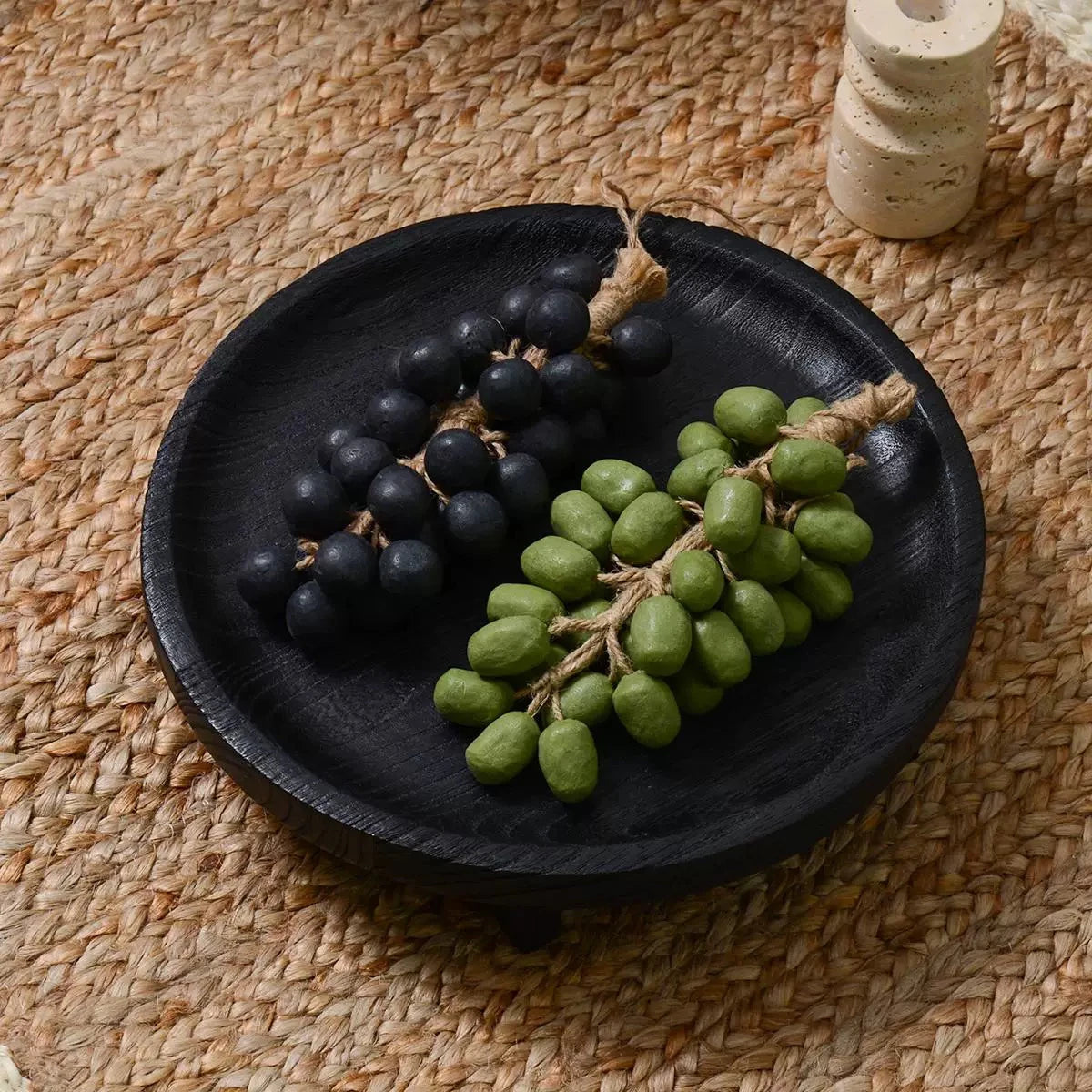 Low Wooden Platter