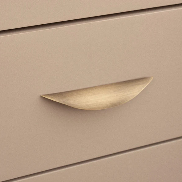 Antique Brass Curved Cabinet Handle