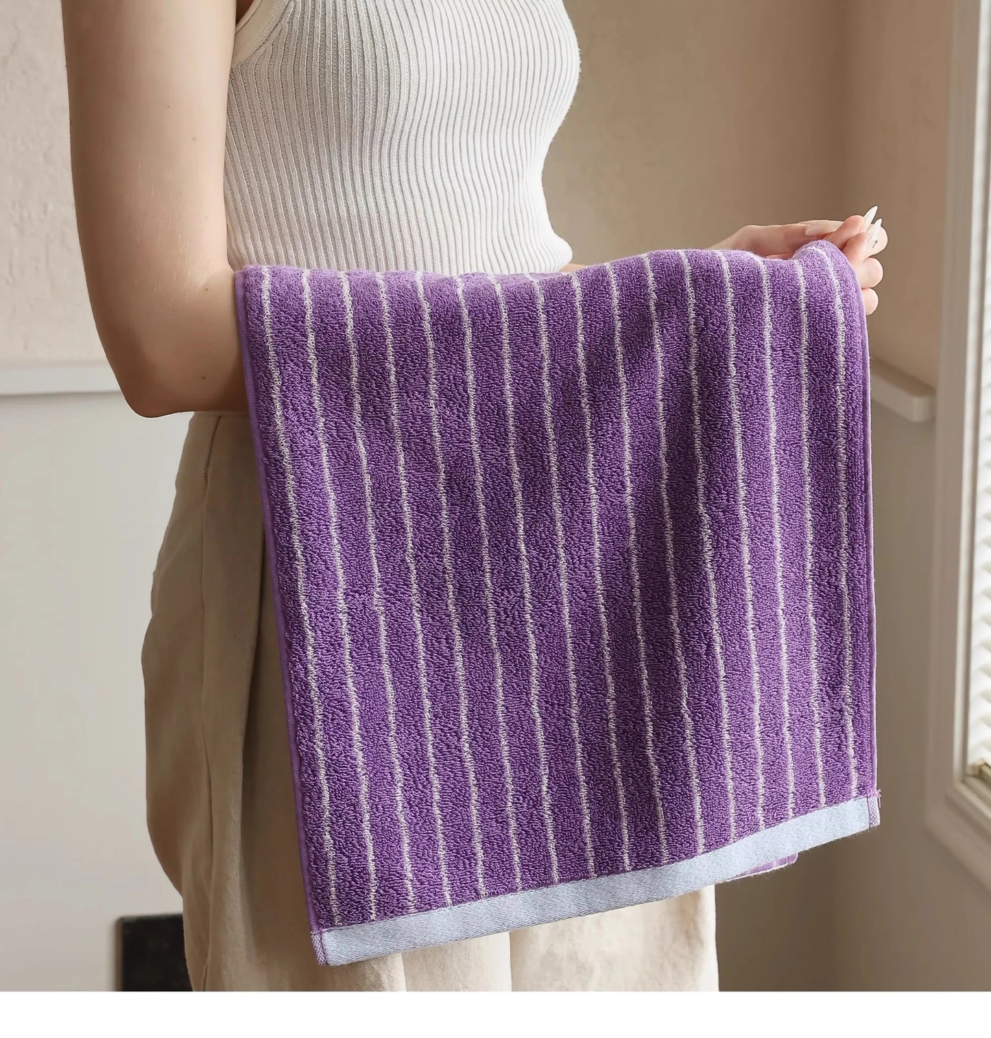 Stripe Cotton Towel