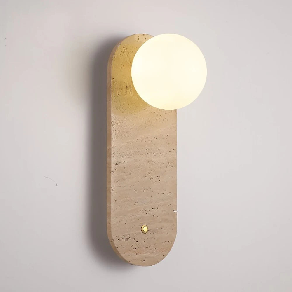 Travertine Long Wall Sconce Lamp