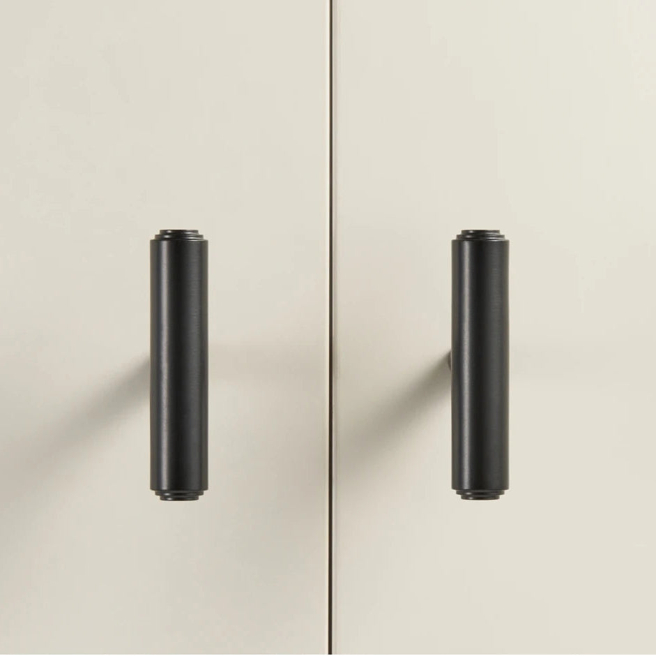 Forma Brass Cabinet Handle & Knob - Matte Black