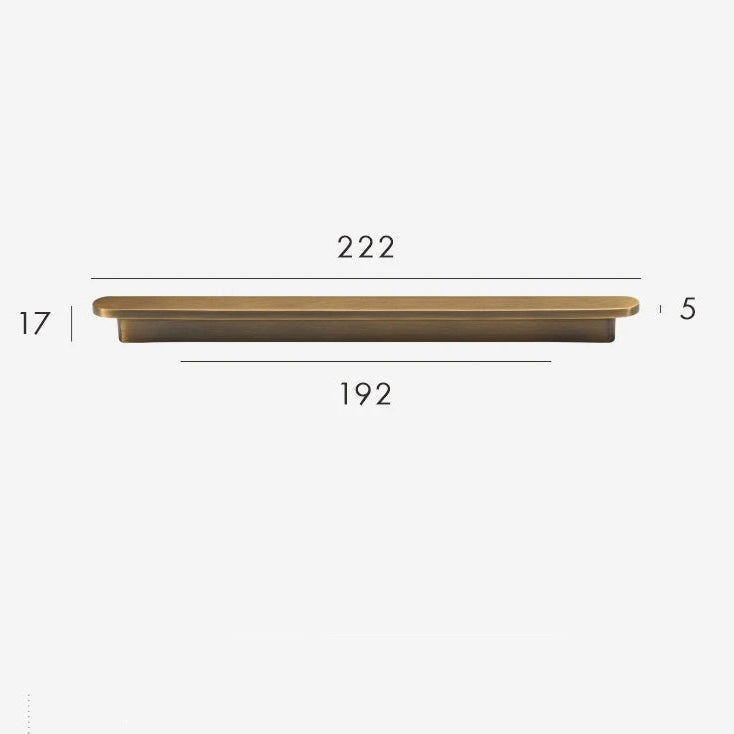 Brass Linear Knob/Handle