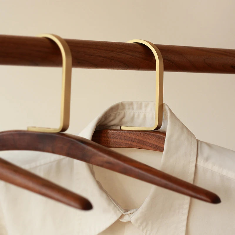 Wood & Brass Hanger