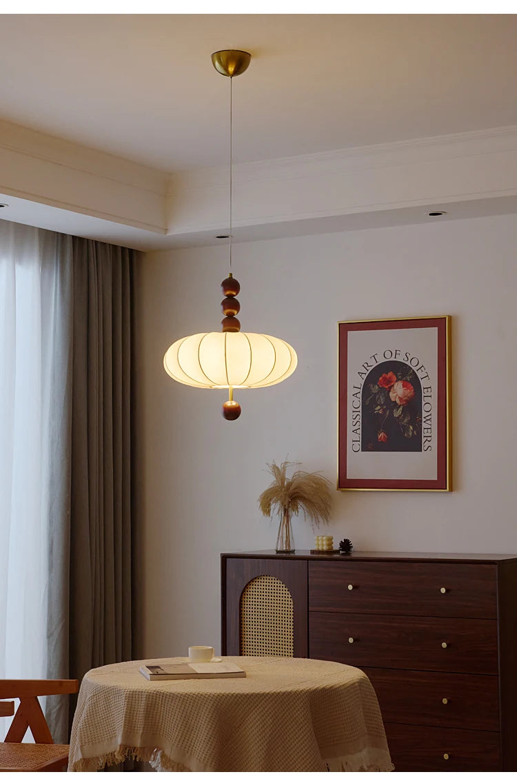 Beaded Lantern Pendant Light