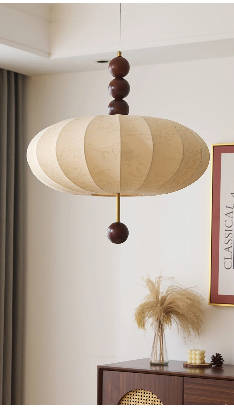 Beaded Lantern Pendant Light