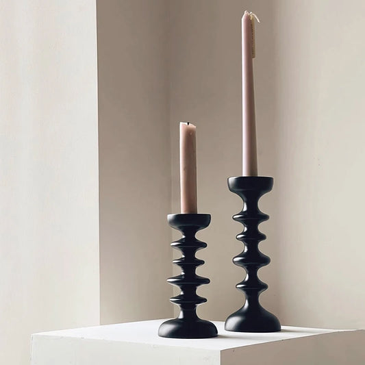 Wooden Candle Holders