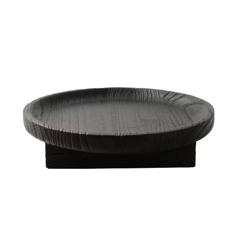 Low Wooden Platter