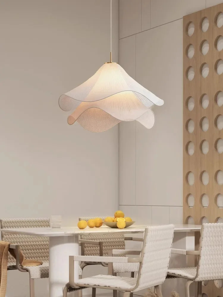 Petal Fabric Pendant Light