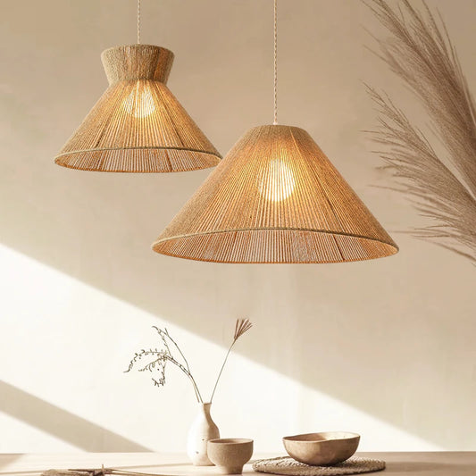 Woven Pendant Lights