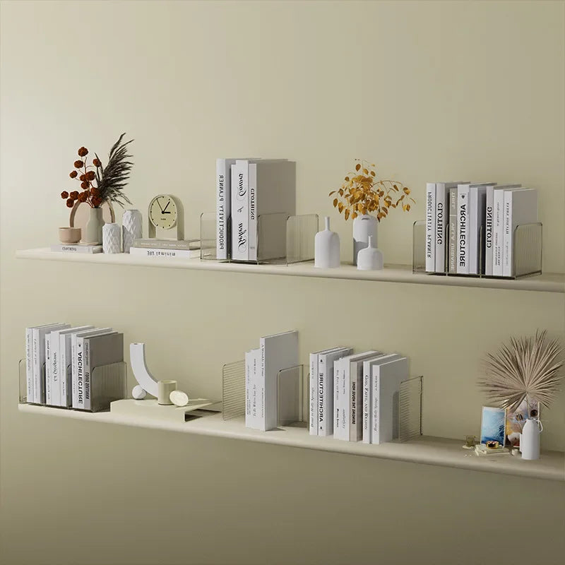 Transparent Storage Rack and Bookend