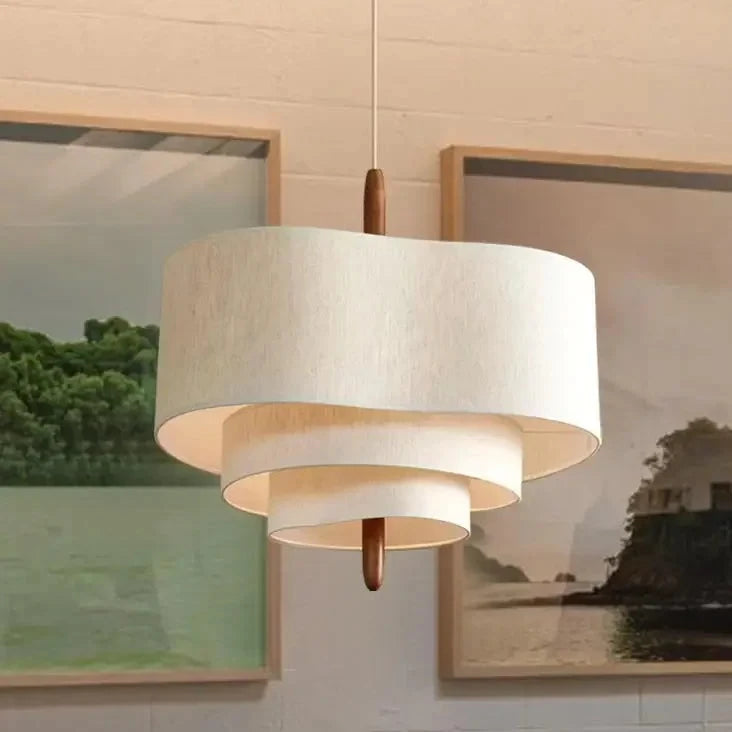 Pebble Fabric Pendant Lamp