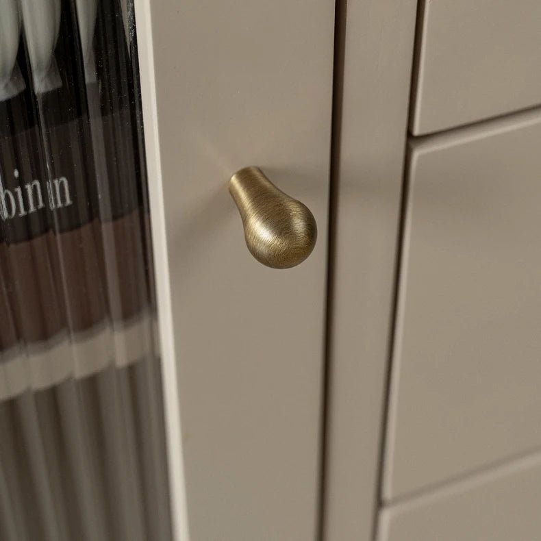 Fluted Brass Handle