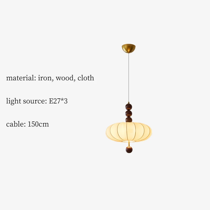 Beaded Lantern Pendant Light